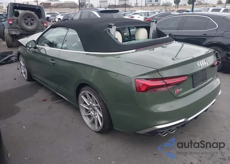 2024 Audi S5 Cabriolet Prestige Tfsi Quattro Tiptronic из США, поврежденный, VIN WAUY4GF50RN007028